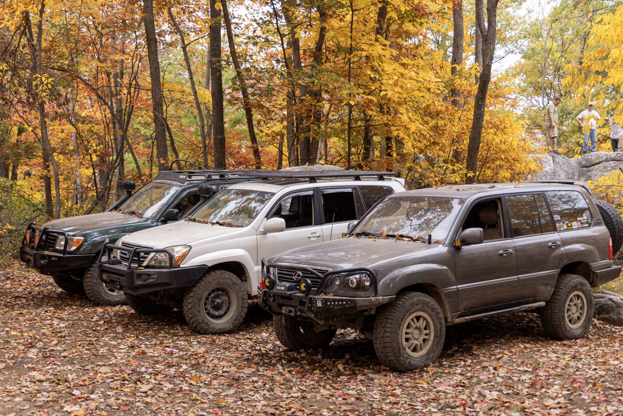 Image of the Lexus built on the Toyota land cruiser frame.